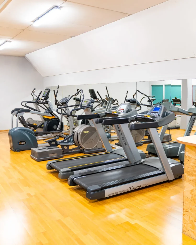 Sala cardio nella palestra a Rovereto Juta