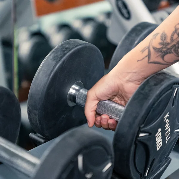 allenamento con manubri - juta trento e ravina